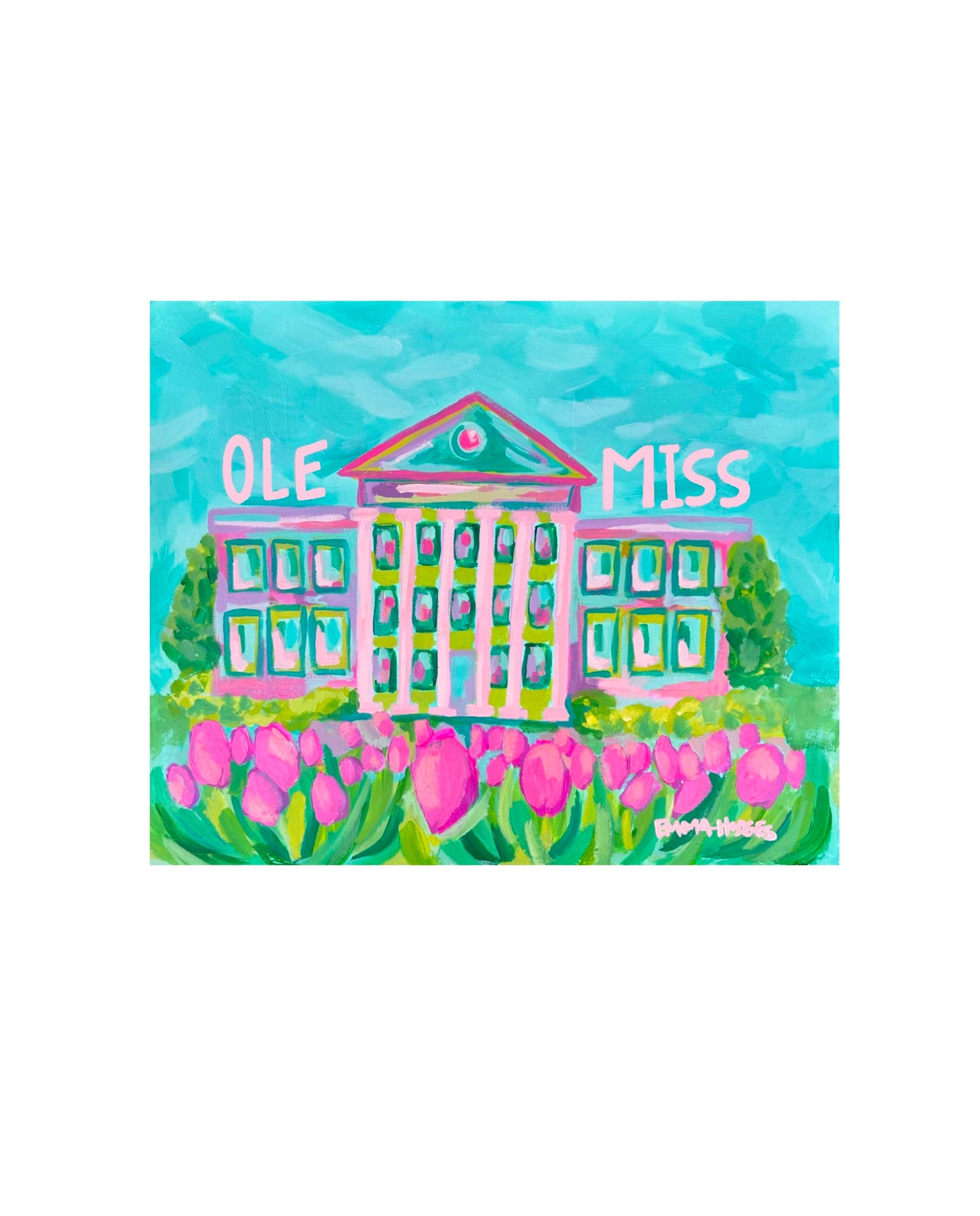 Ole Miss Acrylic 8x10 Print