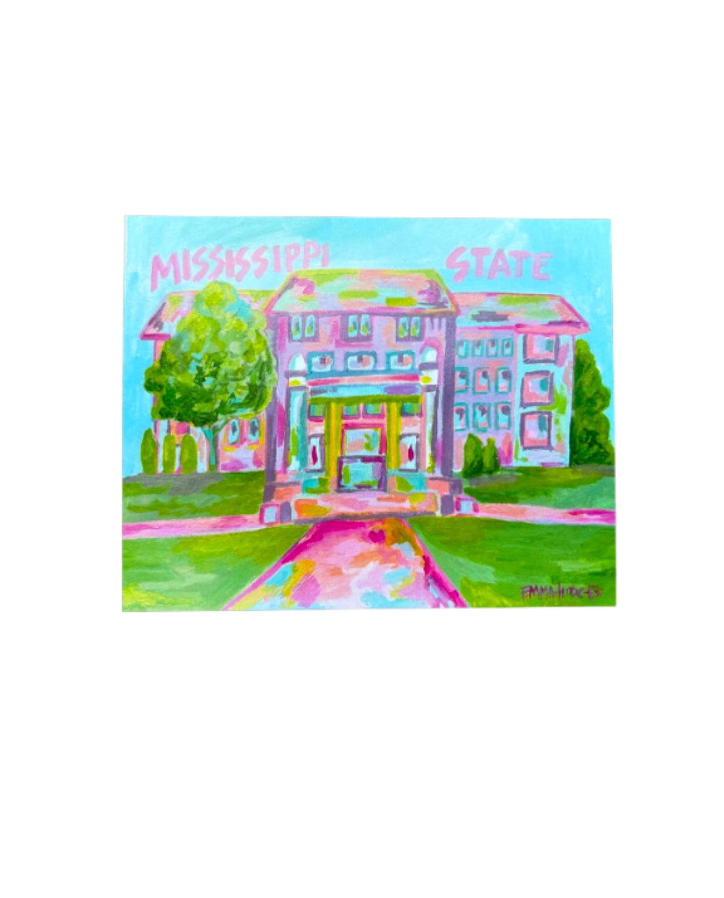 Mississippi State 8x10 Print