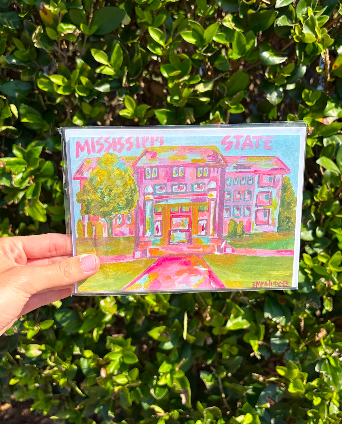 Mississippi State Greeting Cards + Envelopes (pack of 3)