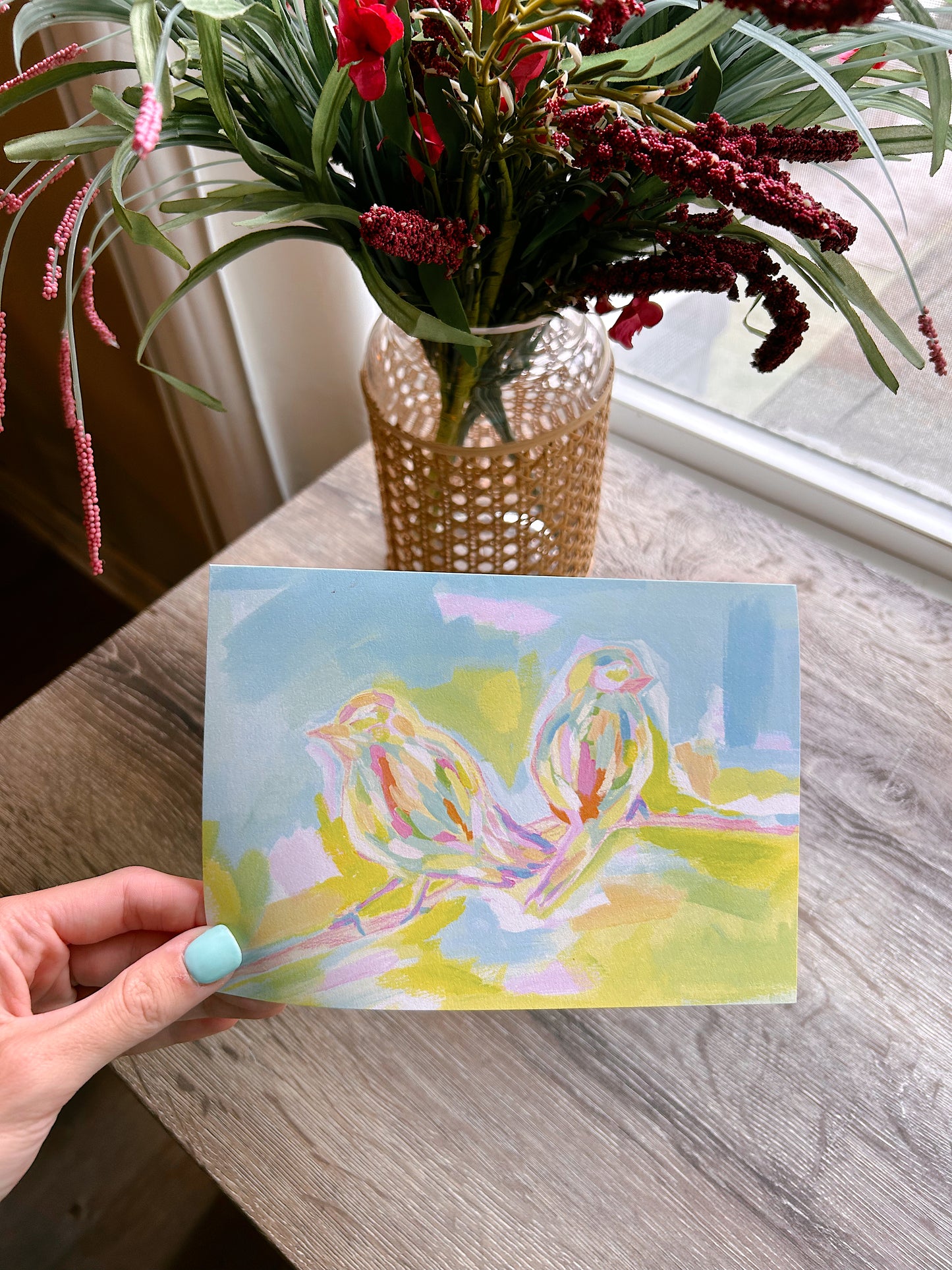 Songbirds Greeting Cards + Envelopes (pack of 3)