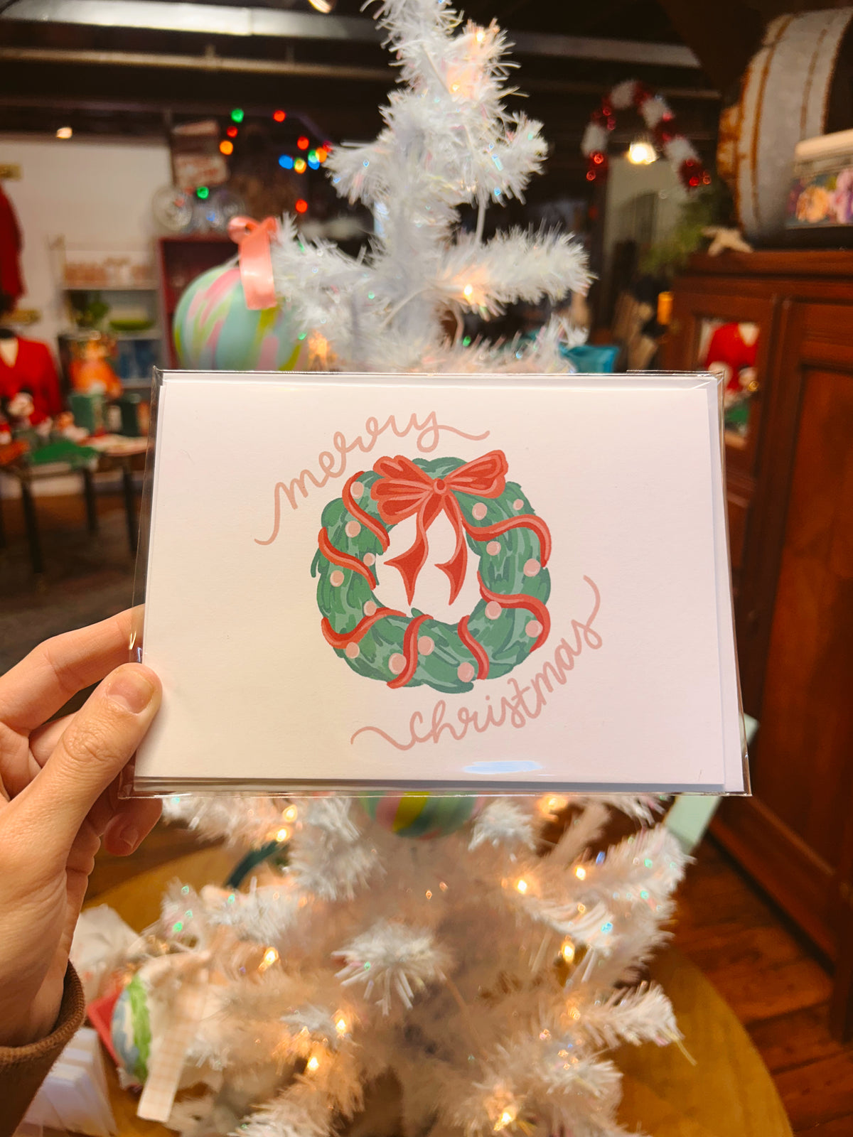 Merry Christmas Notecard Pack of 3 (+ envelopes)