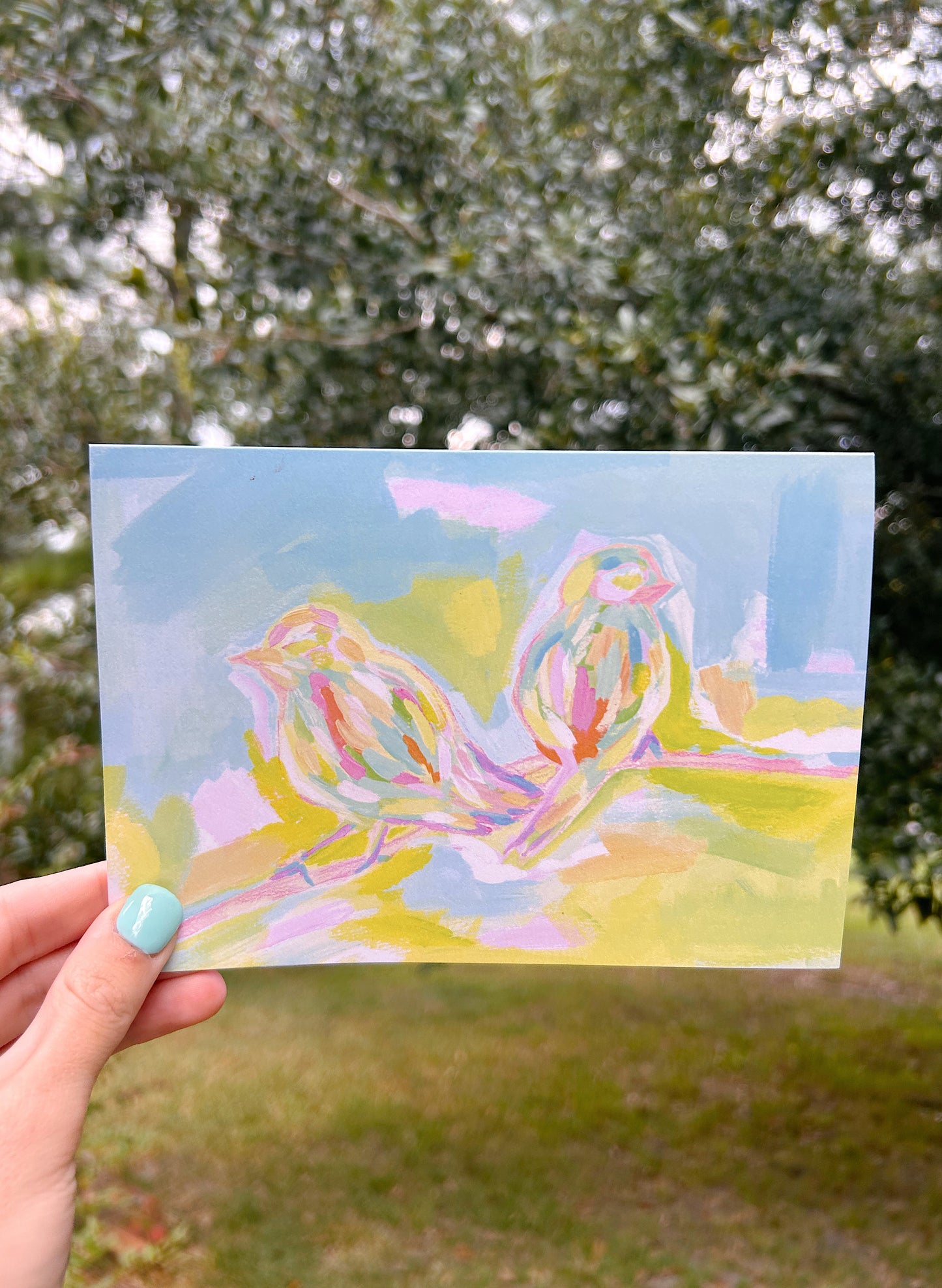 Songbirds Greeting Cards + Envelopes (pack of 3)