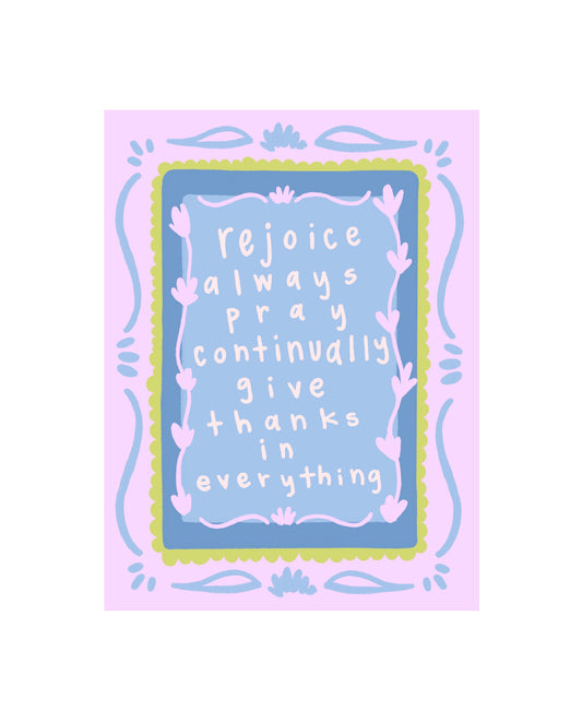Rejoice Always Print