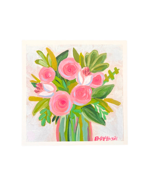 Floral Acrylic 8x8 Print
