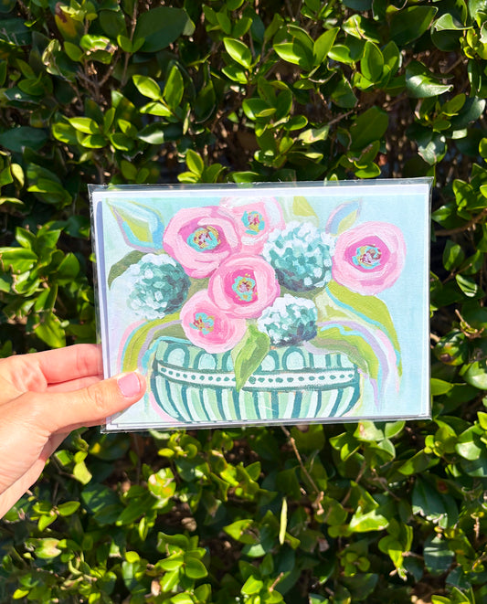 Blossoms Greeting Cards + Envelopes (pack of 3)